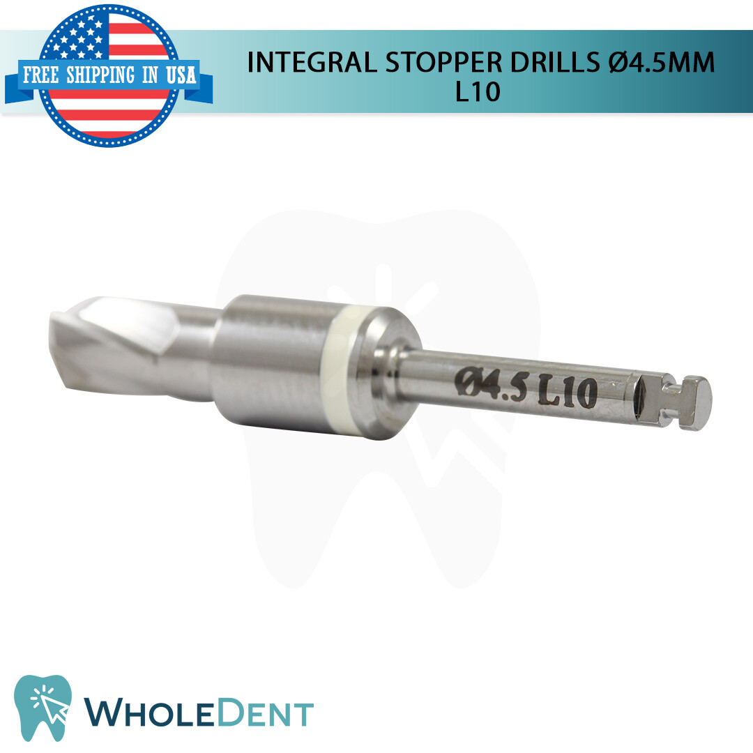 Surgical Integral Stopper Drill Ø4.5 External Irrigation Dental Implant