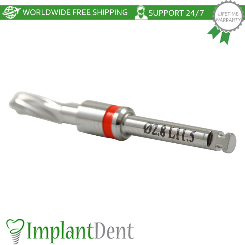1x Dental Integral Stopper Drill 2.8mm Stainless Steel Dentistry Tool