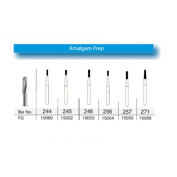 Beaver Dental Amalgam Prep Carbide Burs FG for High Speed Handpiece All Sizes
