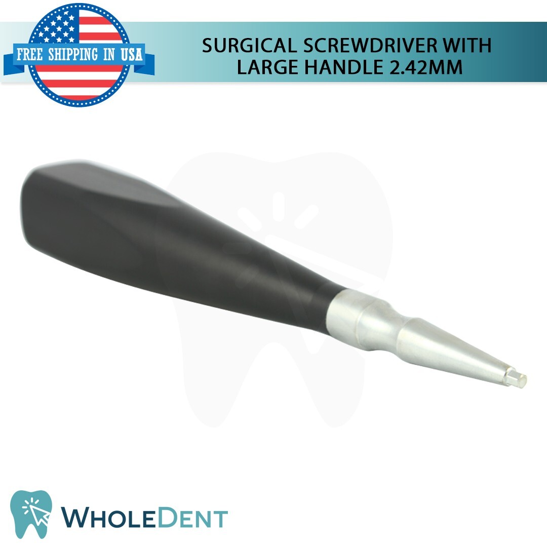 Sur gical Long Handle Im plant Driver Ø2.42mm Hex Adapter Dental Tool Instrument