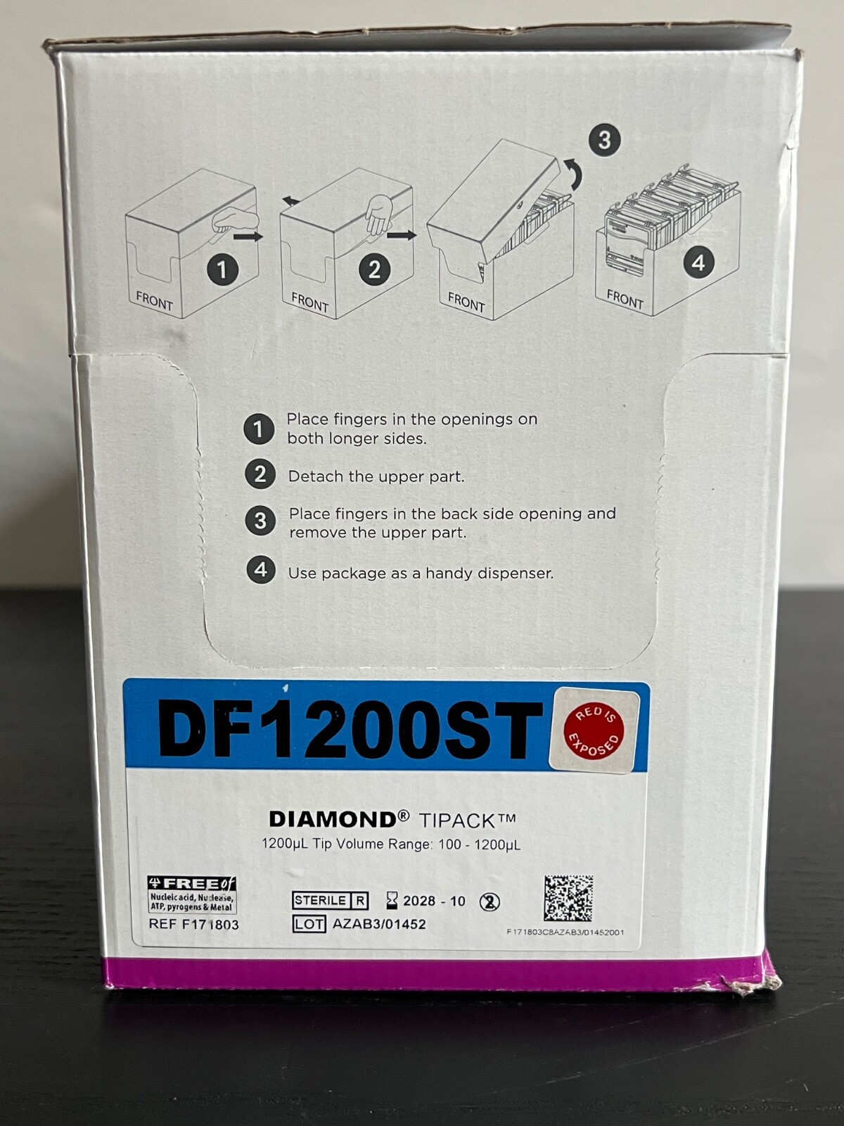 GILSON DIAMOND Pipette Tips DF1200ST TIPACK, 50-1200 µL, 960 sterilized filter