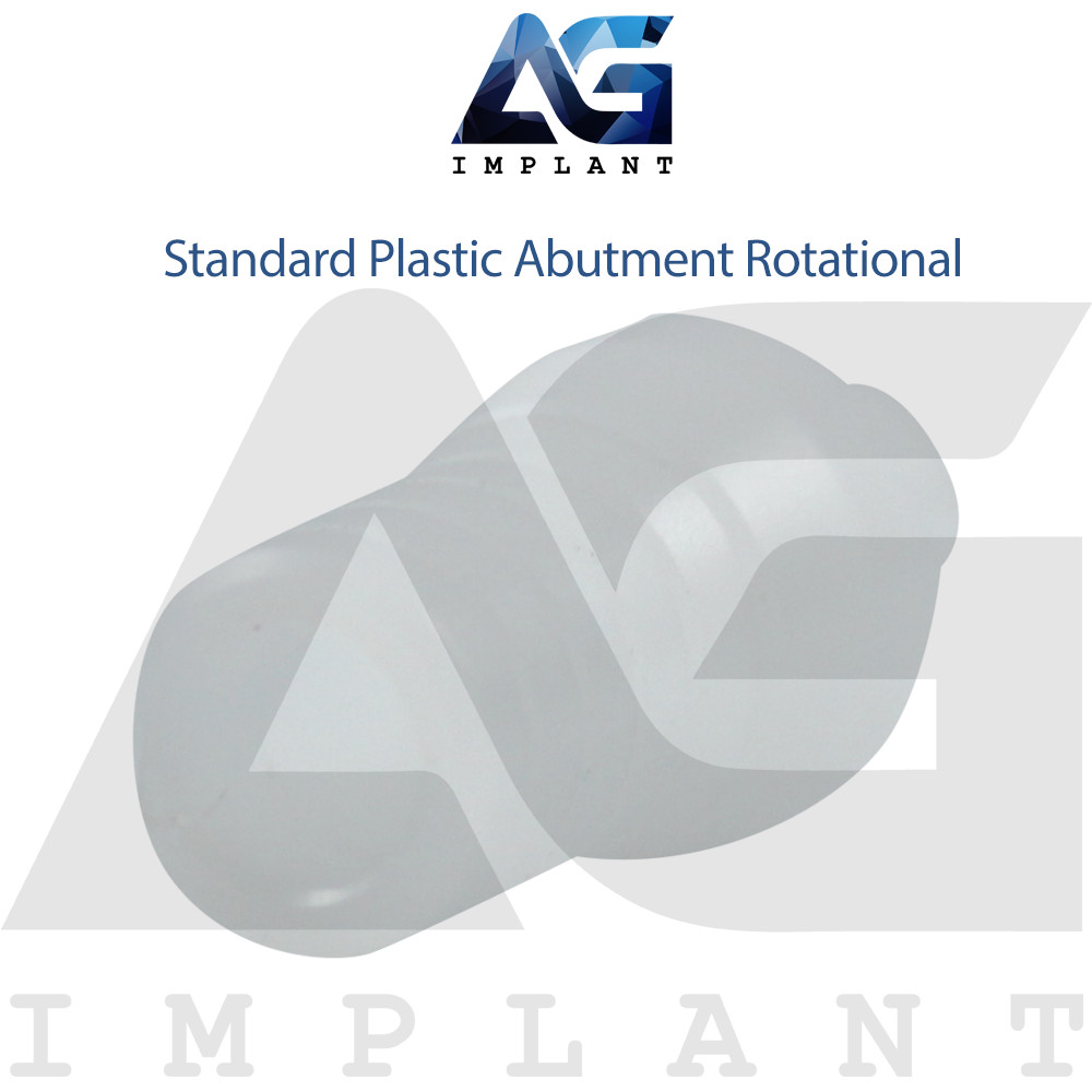 10 Standard Plastic Abutment Rotational Prosthetic System Int Hexagon 2.42mm