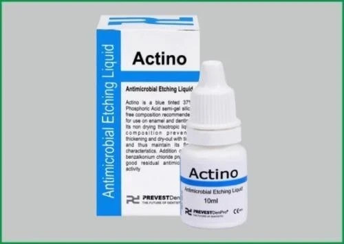 Actino Liquid Etchant Dental Antimicrobial Etching Tooth Enamel & Dentine 10ml