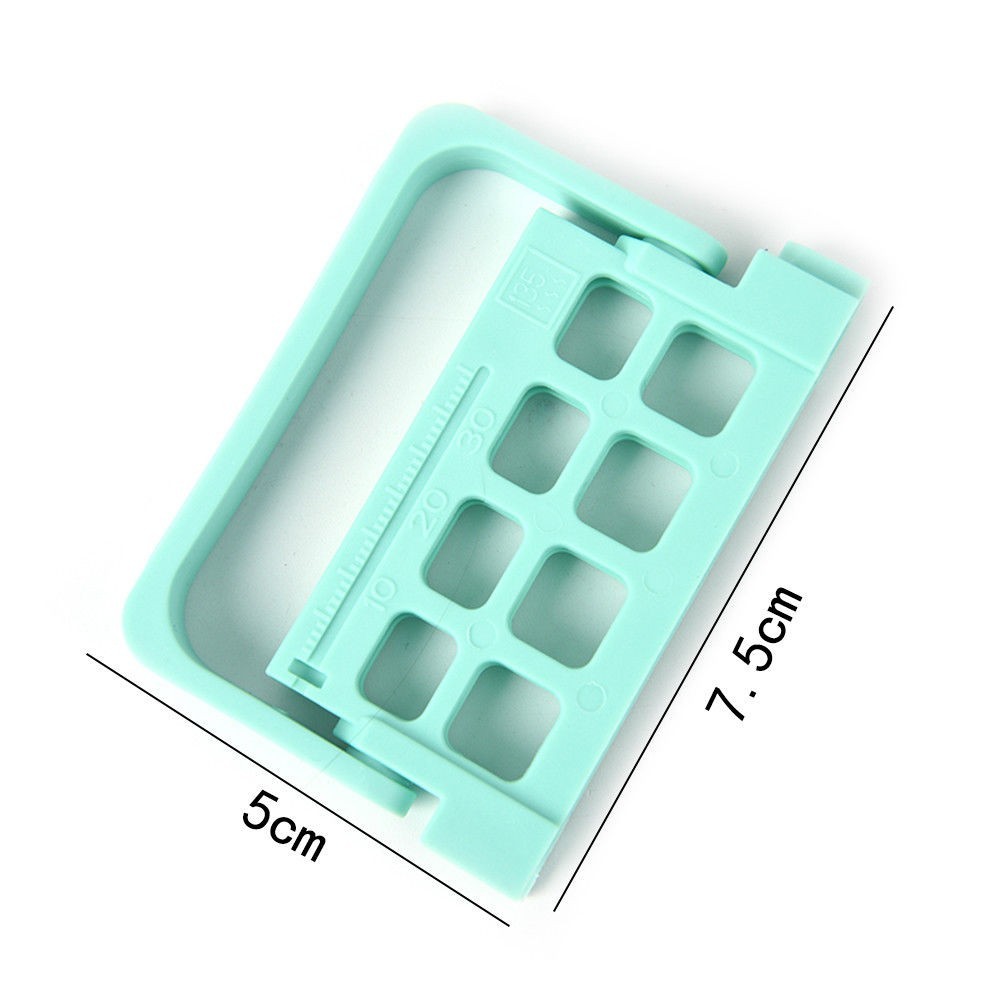 Dental Endo Guard Files Holder Ruler Autoclavable File Block Organizer 8 Hole