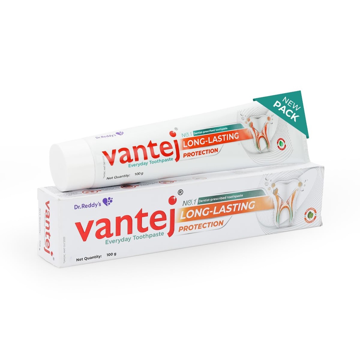 Vantej Toothpaste | Sensitivity Protection & Healing | 100 Grams | Long Lasti…