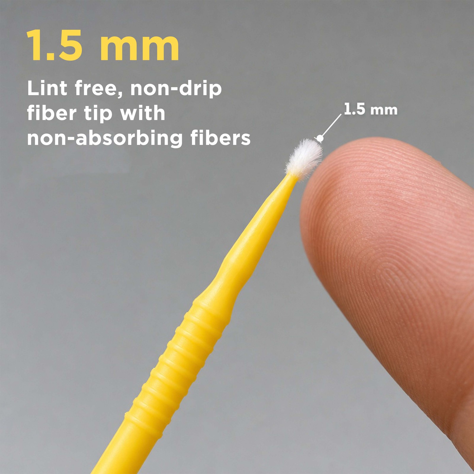 Paint Touch Up Micro Brushes, 100 Fine 1.5 mm Tip Brush Applicators, Auto Detail