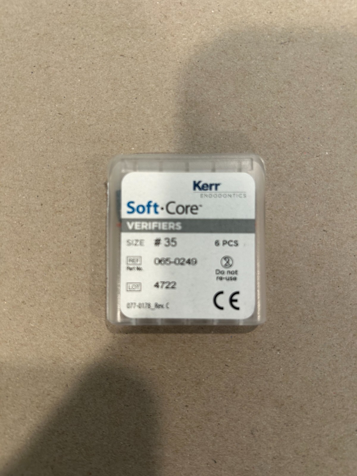 *6-Pieces* Kerr Soft Core Size-35 Verifiers 065-0249