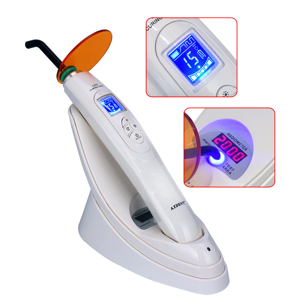 Dental Wireless LED Curing Lamp Light High Power Resin Cure Lamp