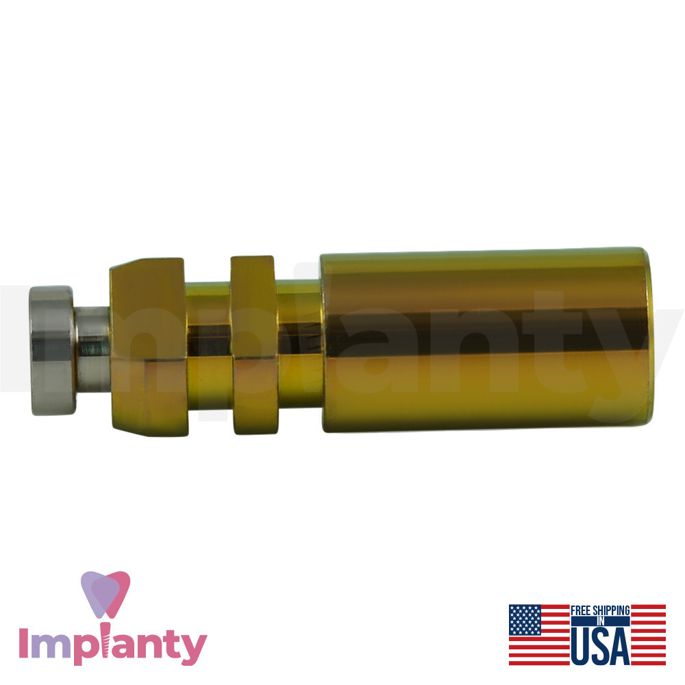10x Dental Titanium Fixture Digital Analog Compatible Neodent GM Yellow