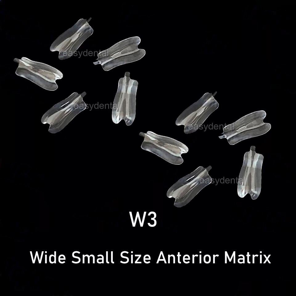 10Pc Clear Matrix Dental Anterior Posterior Transparent BT Matrices Fit BioClear