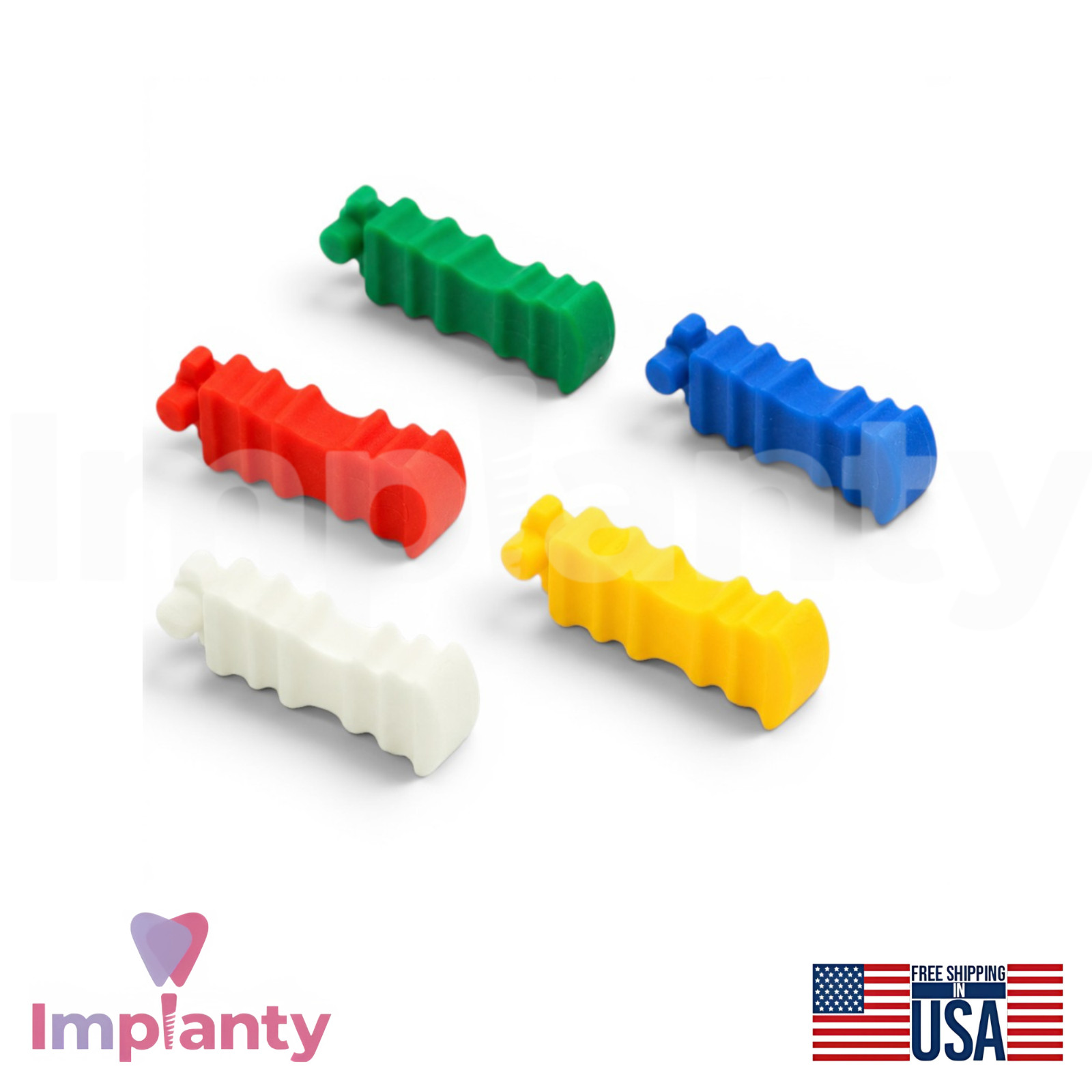 MDT Mini IPR Strips Set One Sided Diamond Coated Contouring Stainless Steel Tool