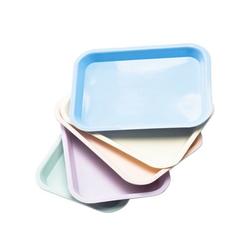 Dental Autoclavable Trays Plastic Instrument Set Up Flat Tray Size B Size F Mini