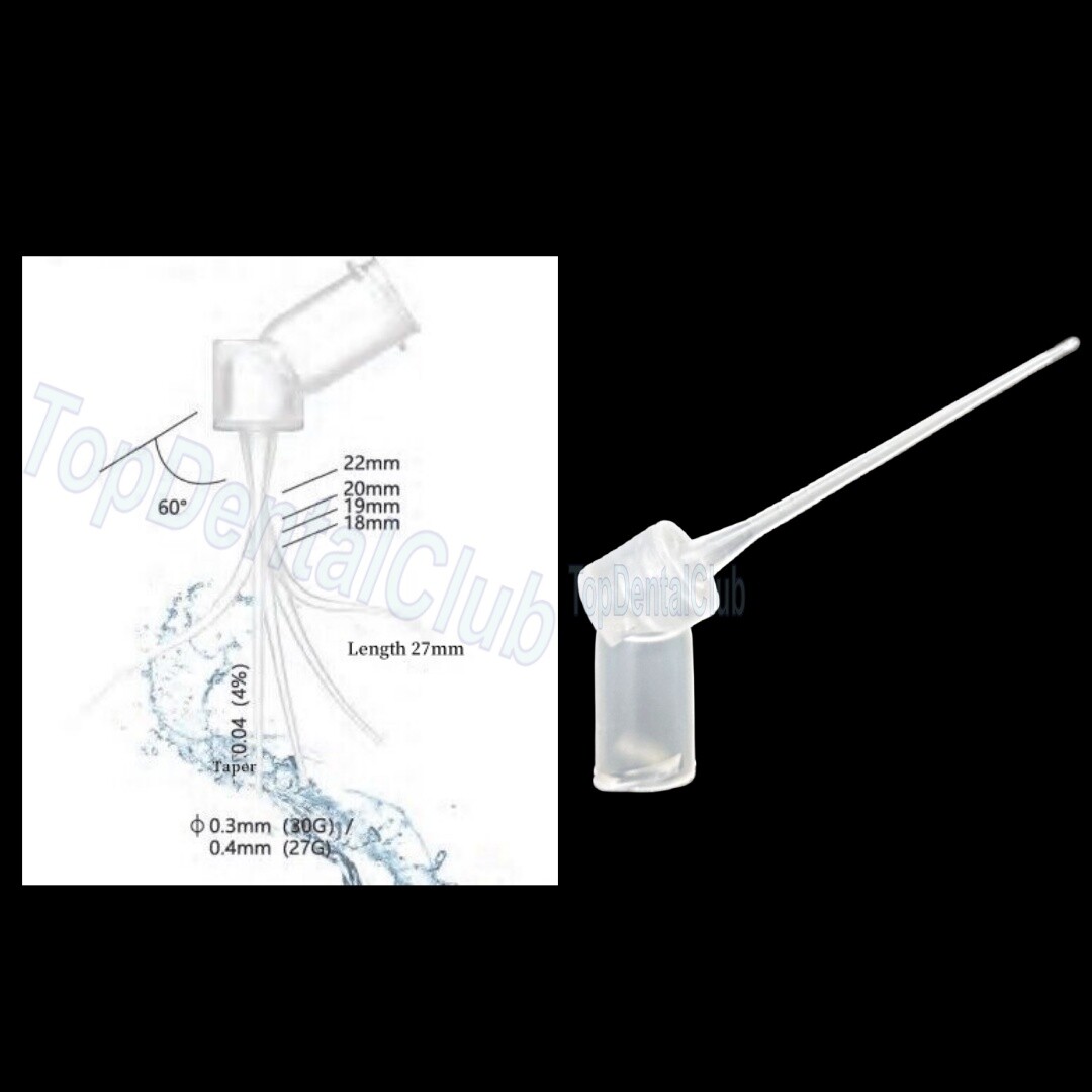 2Sizes Dental Root Canal Therapy PD IrriFlex Style Flexible Irrigator Tips Flush