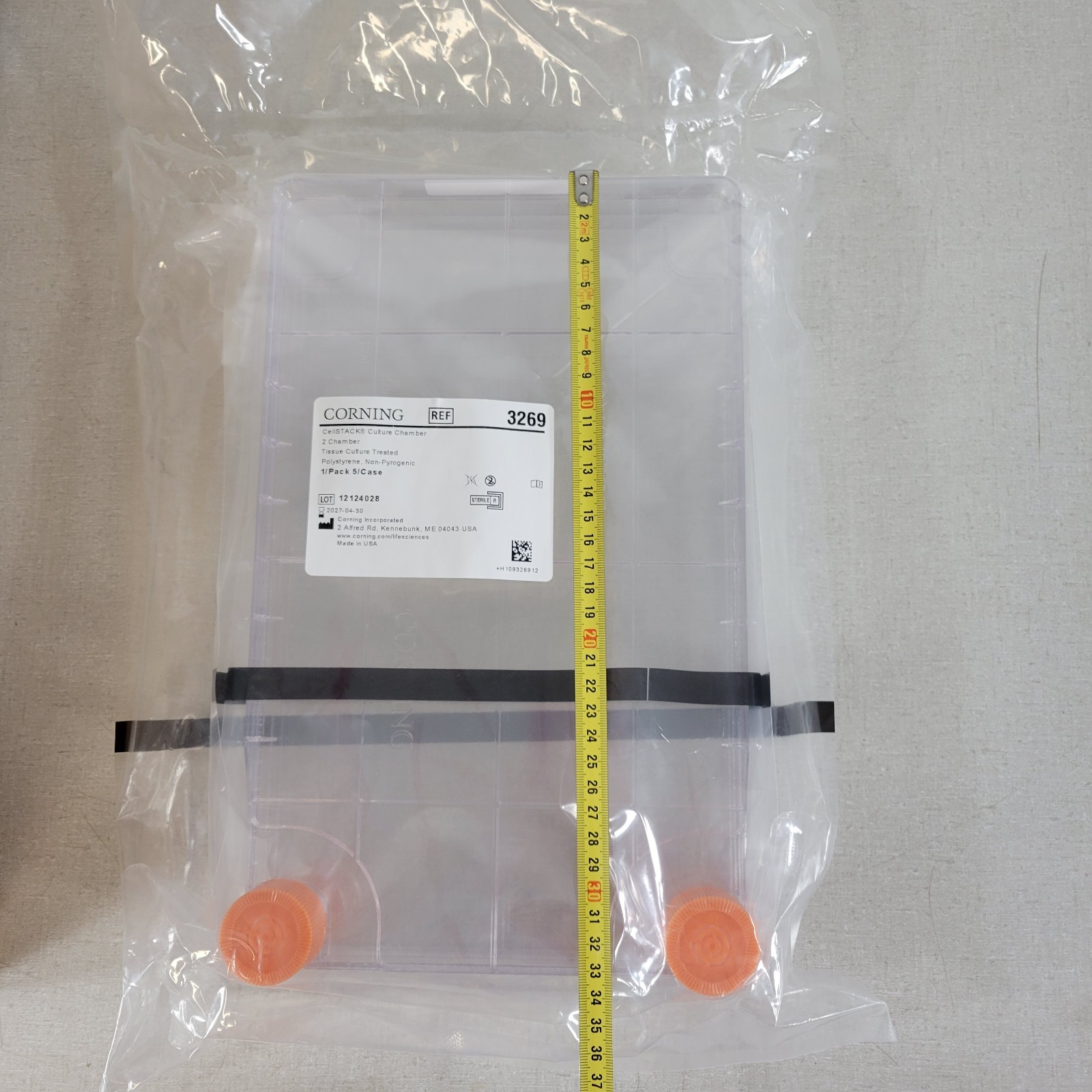 Corning 3269 CellSTACK Culture 2 Chamber Tissue Culture Treated Polystyrene