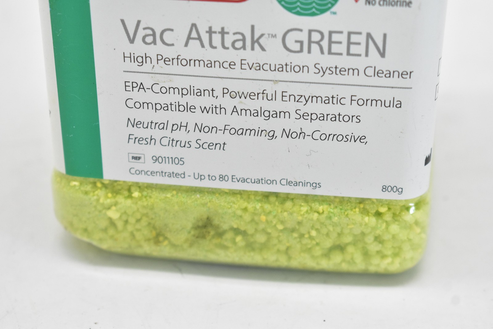 Premier Vac Attak GREEN Dental Evacuation System Cleaner 800g Concentrate USA