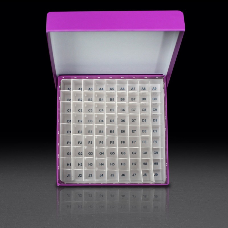 CellGrow Scientific 81 Place Storage Box Bulk Pack 5 rack/wrap 20 rack/box Qty20