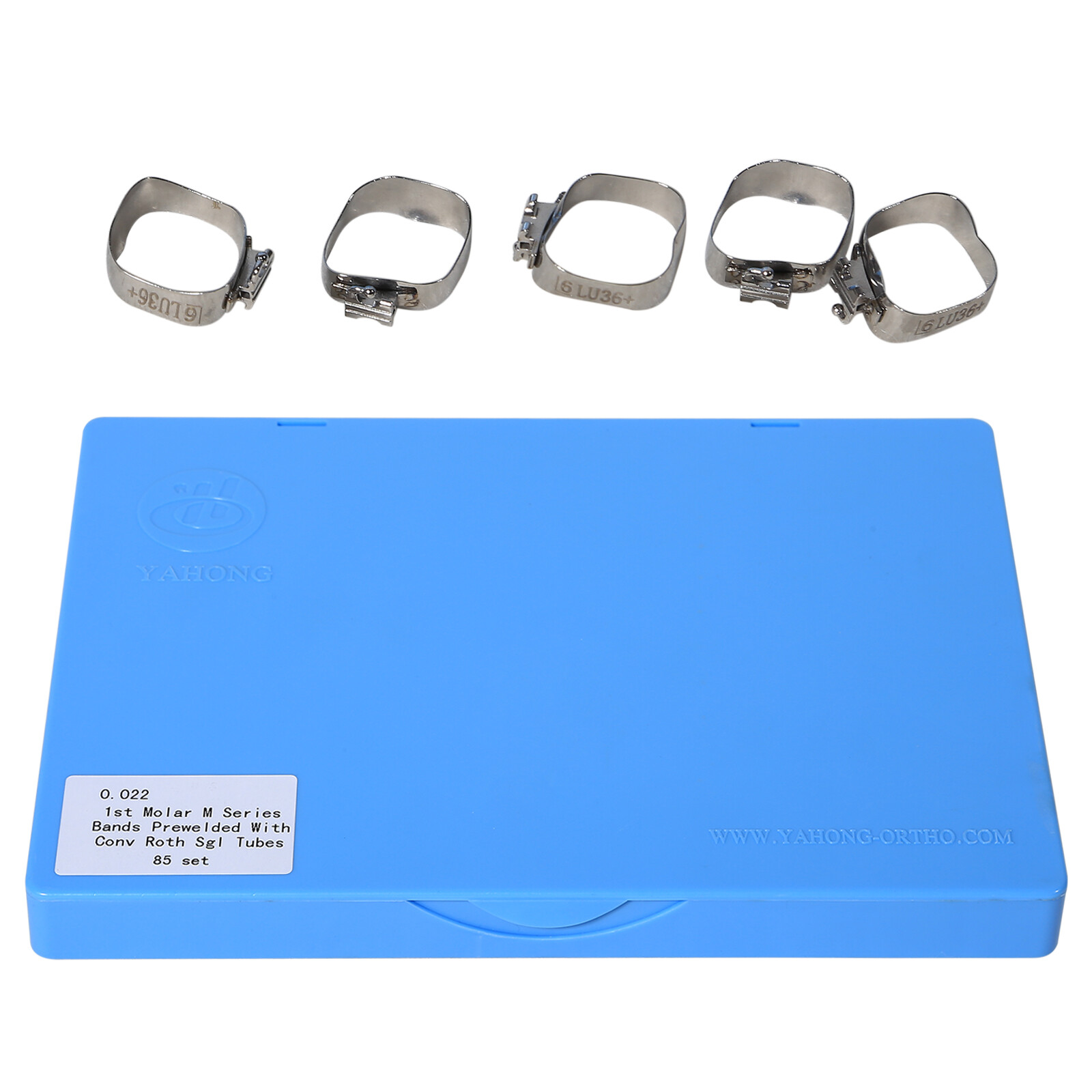 10 Sets Dental Prewelded Sgl Tube Roth.022 1st Molar with Bands Convertible CE