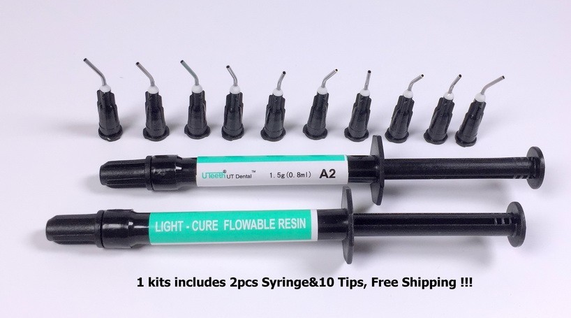 Dental Composite Light Cure Flowable Resin A1 A2 A3 UT Bonding Adhesive Glue