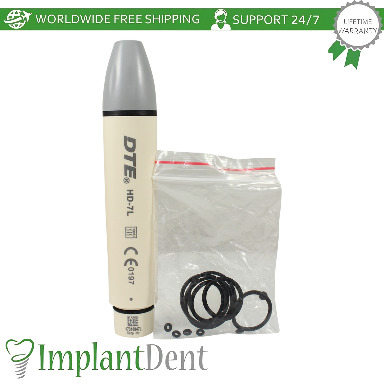 Ultrasonic Piezo Scaler Detachable Dental Tool Handpiece Piezoelectric Type