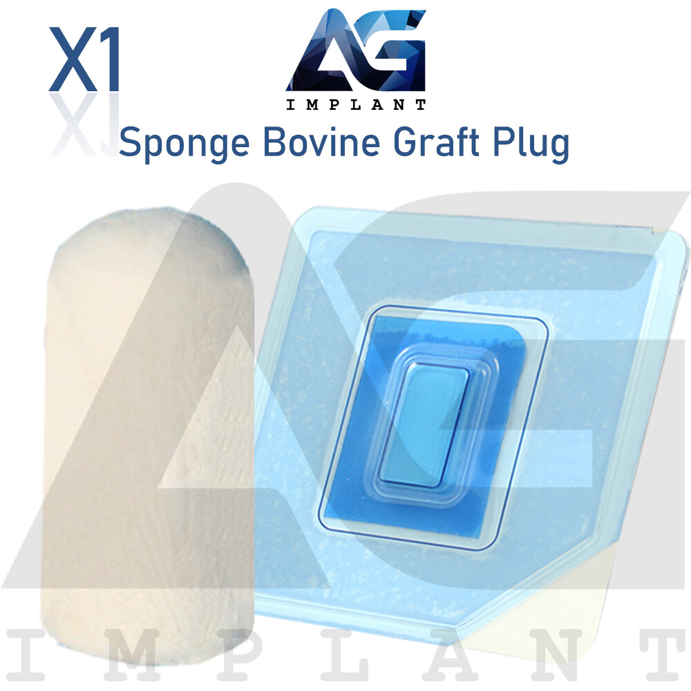 Sponge Graft Plug Collagen Sterile Blister Natural Material Composite