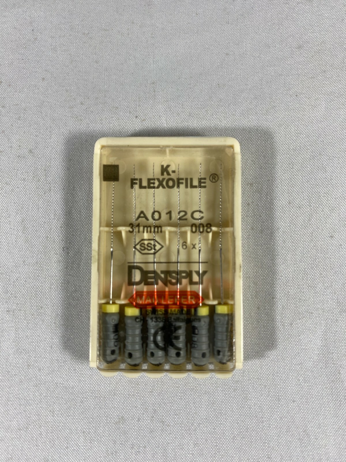 Dentsply Maillefer K-Flexo SS file Endodontic 31mm All sizes 30 files/pk
