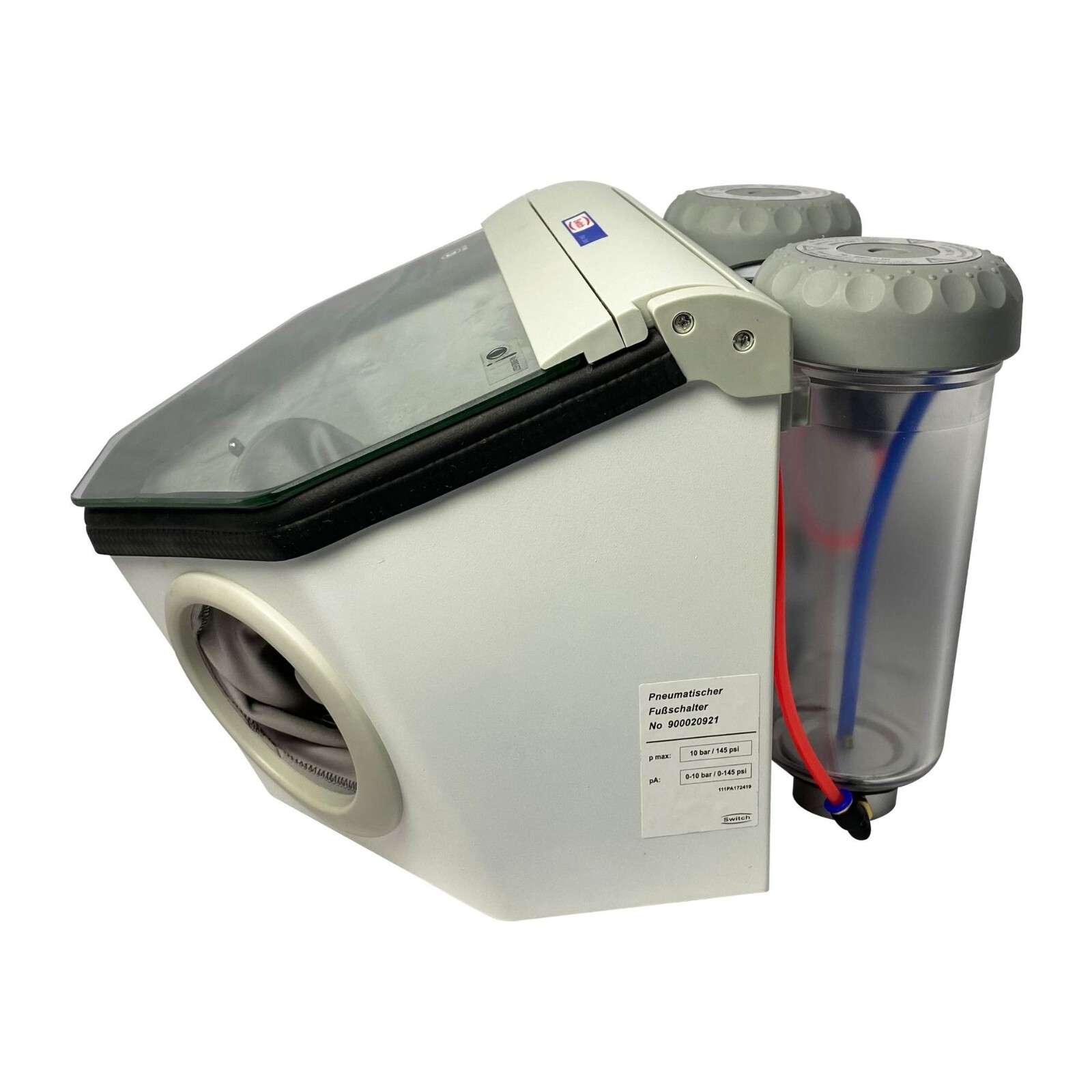Dental Lab Equipment Twin Pen Sandblasting Machine Dental Sandblaster Unit