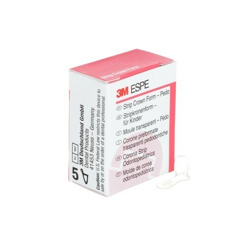*5-Pack* 3M Pedodontic Anterior Strip Crown Form Size-2 Upper Right 914032