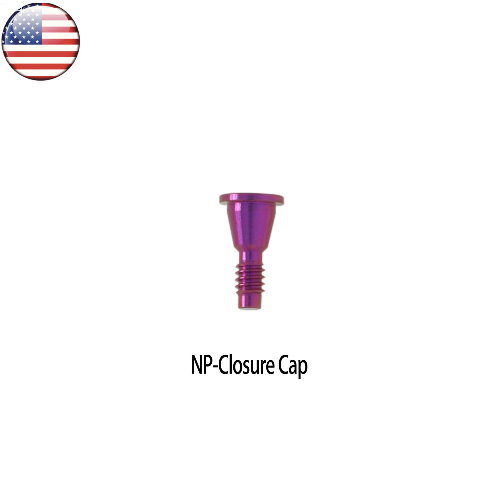 US Dental Titanium Healing Abutment Nobel Biocare Active TiUltra Parallel CC NP