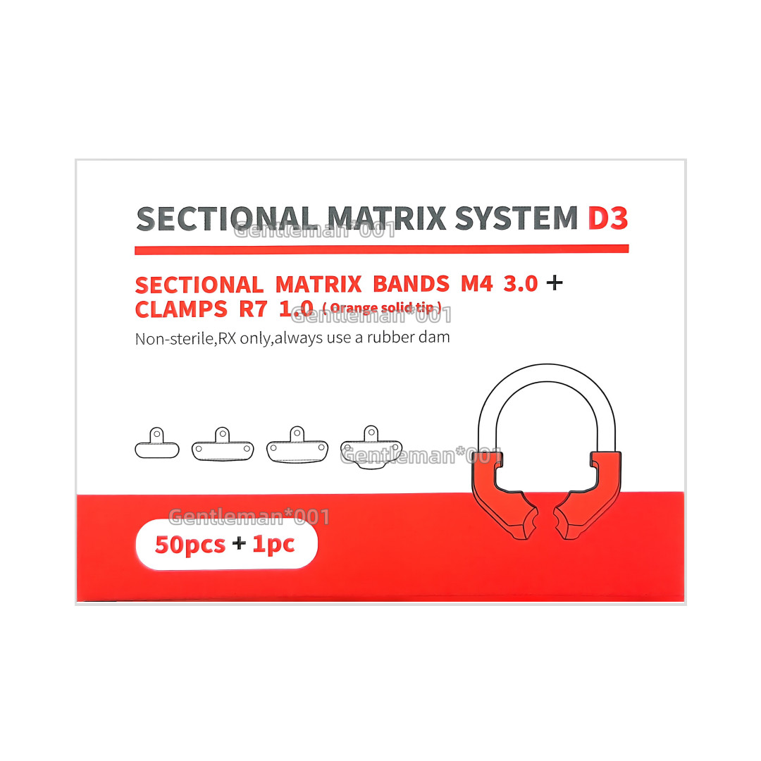 Dental Matrix Band Ring Sectional Matrice Clamp C2 D2/3 Fit Garrison Palodent V3