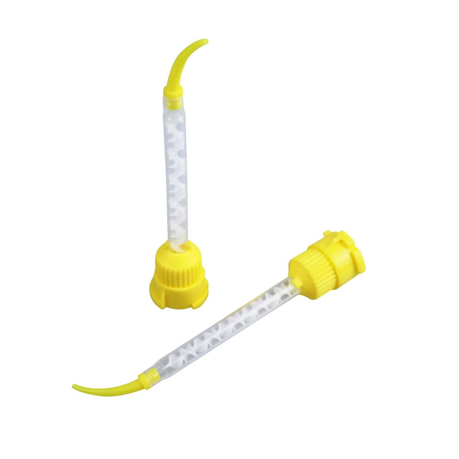 100Pcs/Bag Dental Disposable Intra Oral Impression Mixing Tips For Yellow Mixers