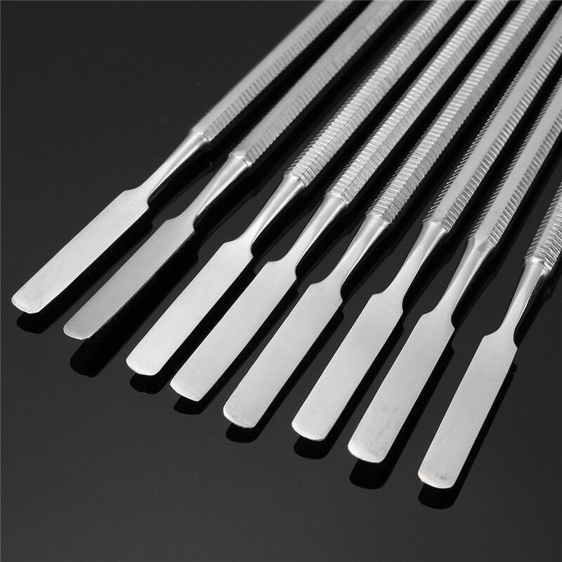 1 Pcs Dental Mixing Stainless Steel Cement Spatulas Wax Scraper Material Double