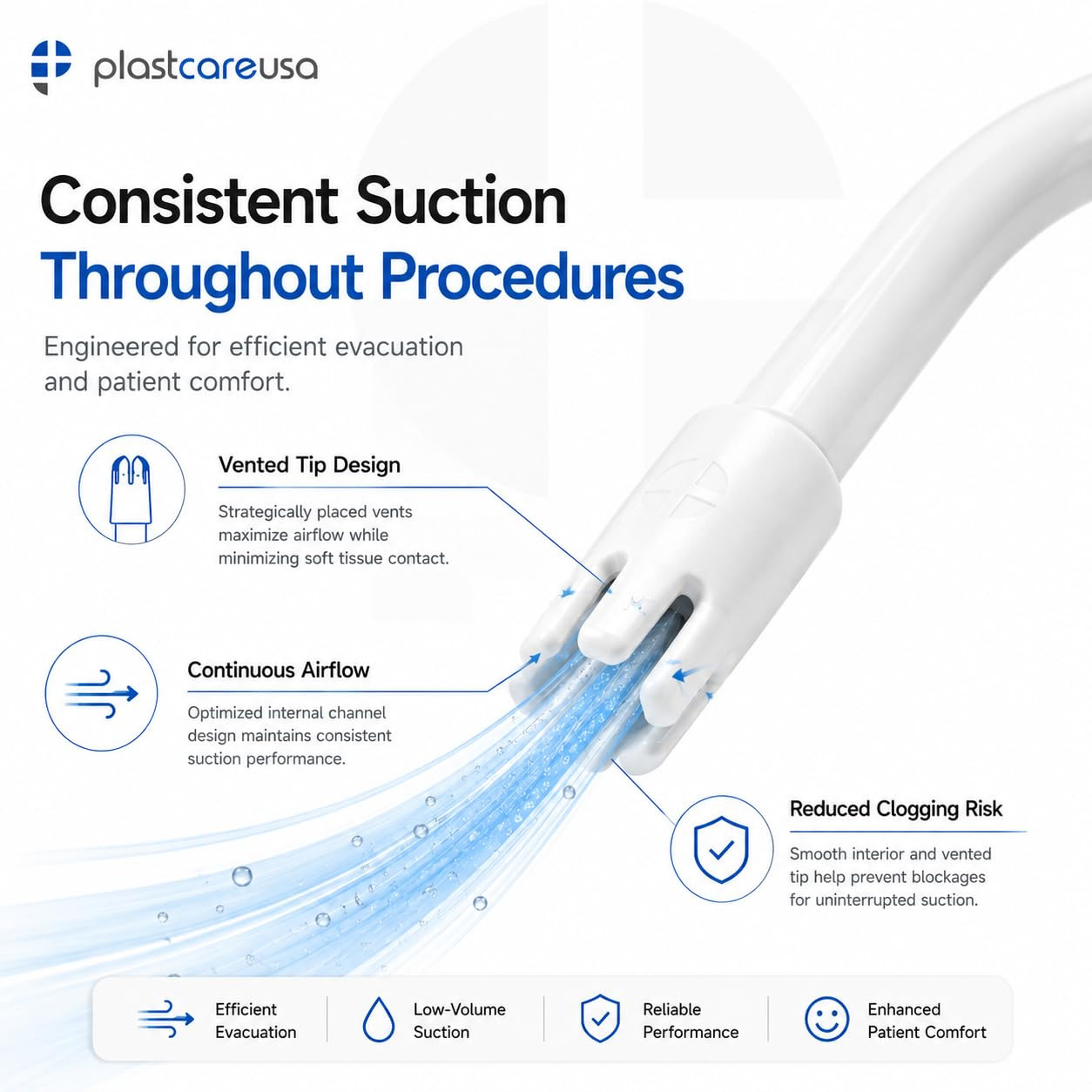 100 Dental Saliva Ejectors Disposable – Medical Grade Latex Free Evacuation Suct