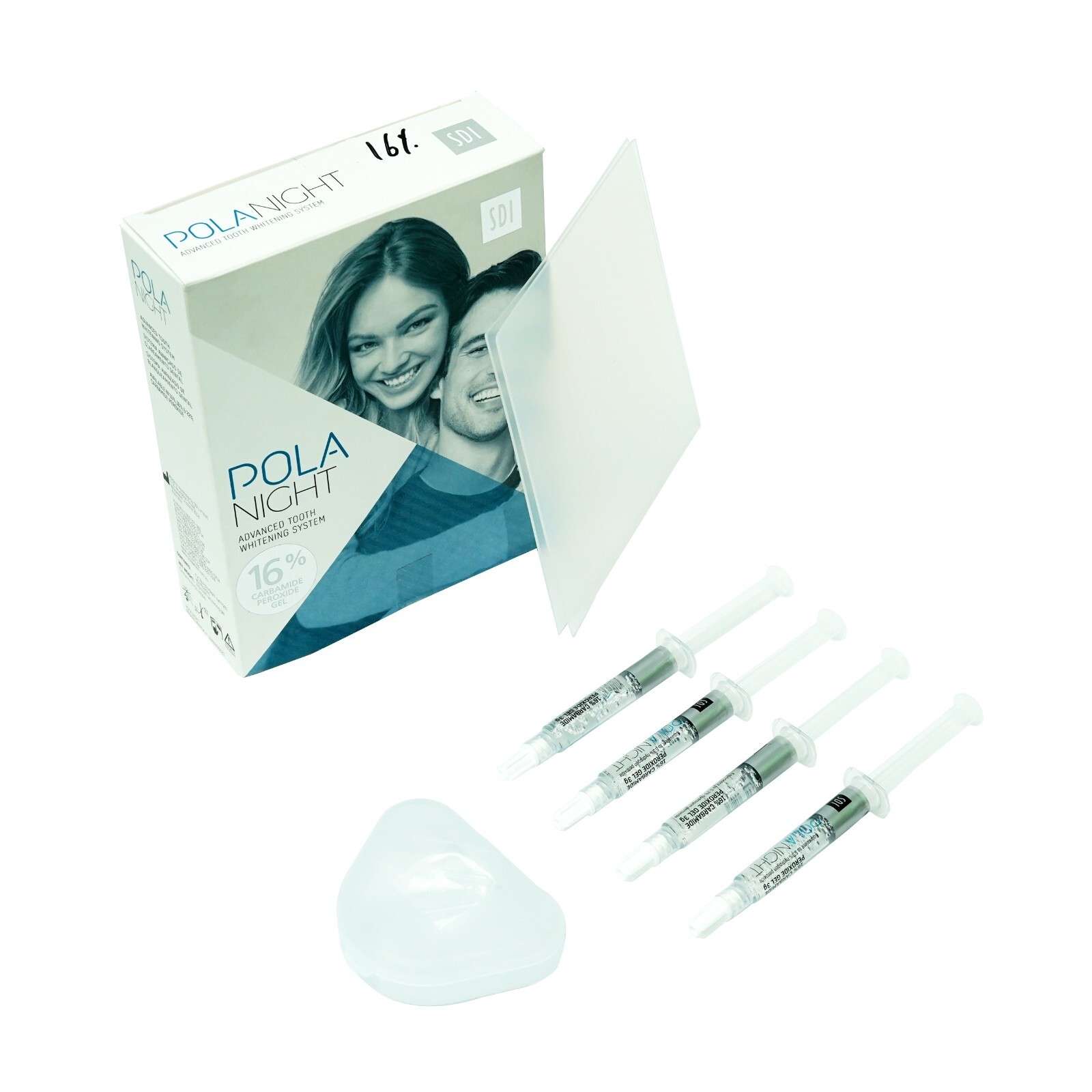SDI Pola Night Kit 16 Percent Dental Tooth Whitening Bleach Kit of 4 X 3gm