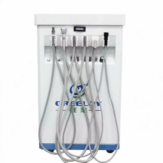 Dental Mobile Cart Unit GU-P209+Compressor+Strong Suction+Scaler+Curing Light CE