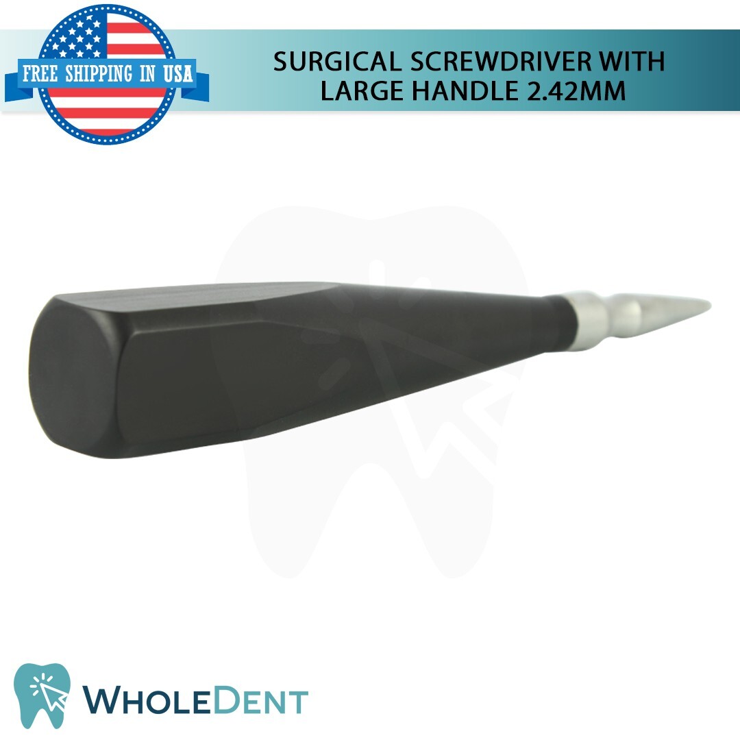 Sur gical Long Handle Im plant Driver Ø2.42mm Hex Adapter Dental Tool Instrument
