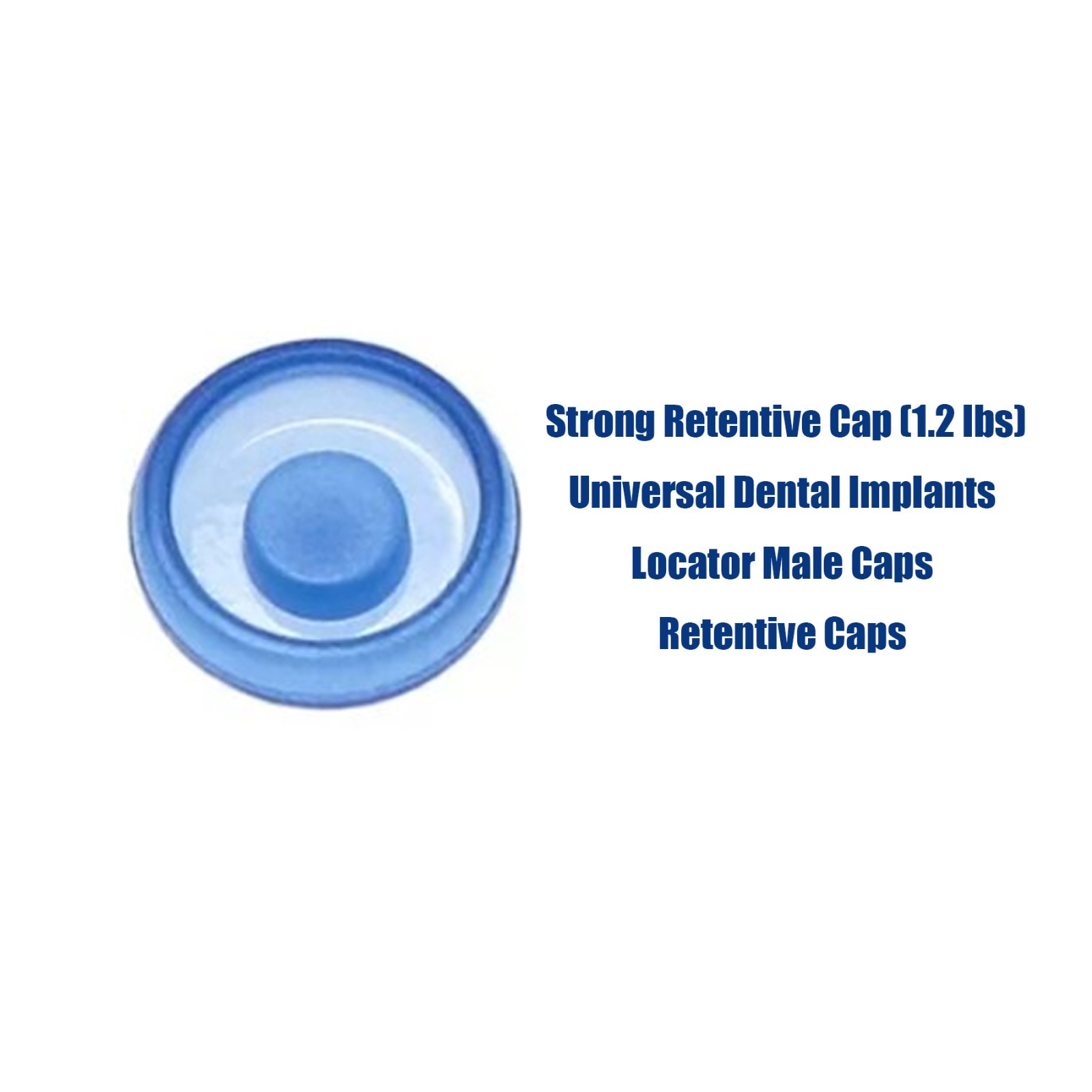 Locator Abutment Overdenture Cap Kit Compatible with Straumann ITI Bone Level RC