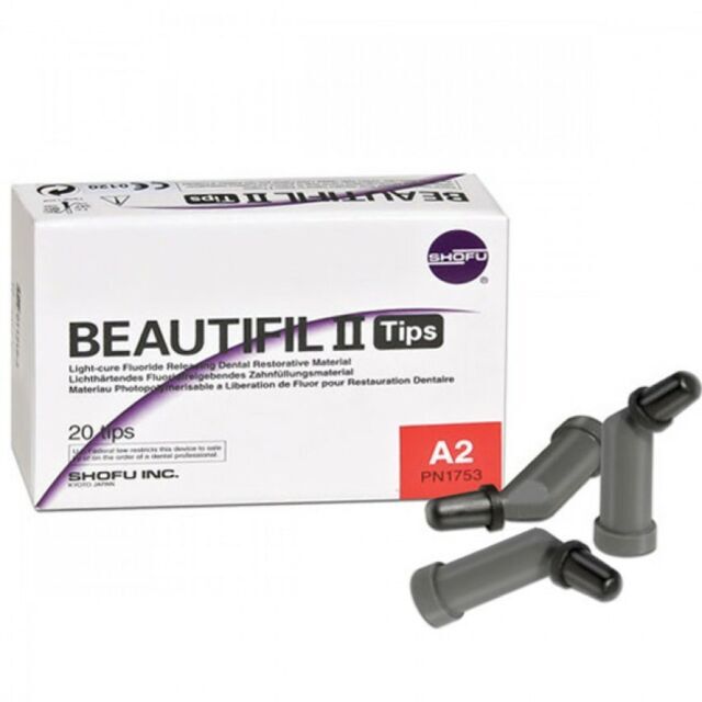 Shofu Beautifil II Compules A2 Refill Tips – 20 Pieces (1753)