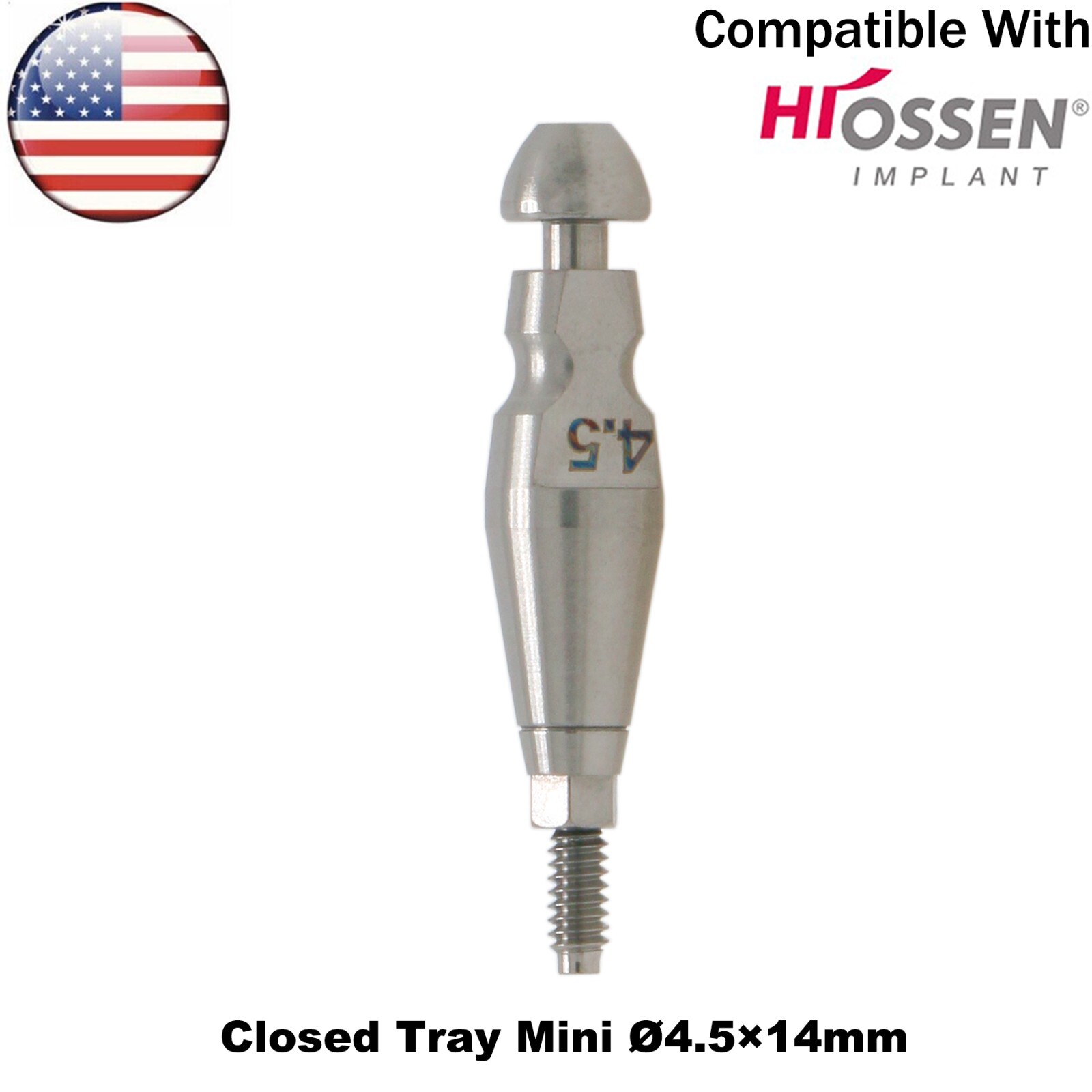US Fits Hiossen Dental Transfer lmpression Coping Open Closed Tray M/R Osstem ET