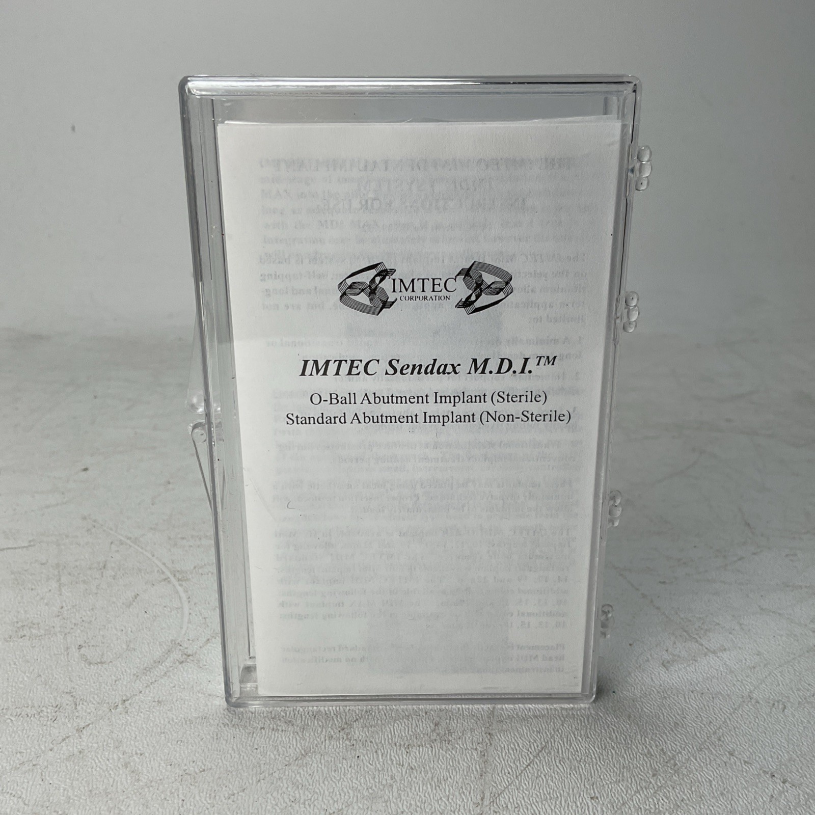 Imtec Sendax Lot Of 13 Dental Implant Tools Educational Training Only
