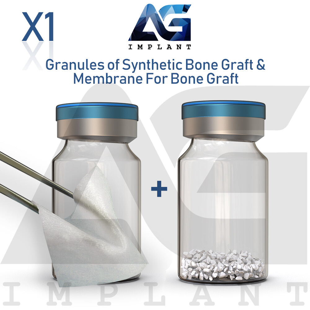 Collagen Barrier Membrane & Synthetic Graft Sterile Blister Dental Regeneration