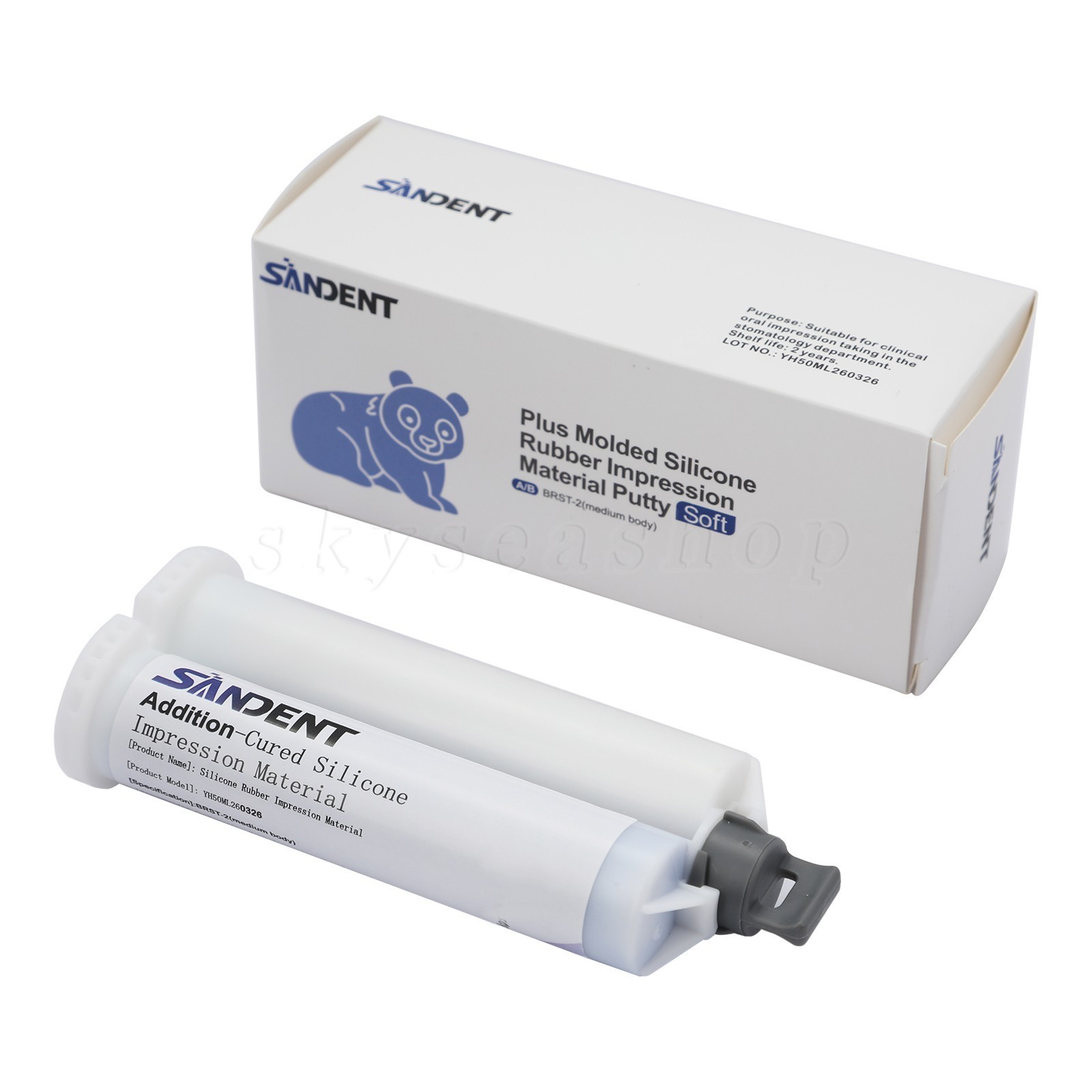 Dental MEDIUM BODY FAST SET VPS Impression Material 50ml, 1-16/Bx SANDENT