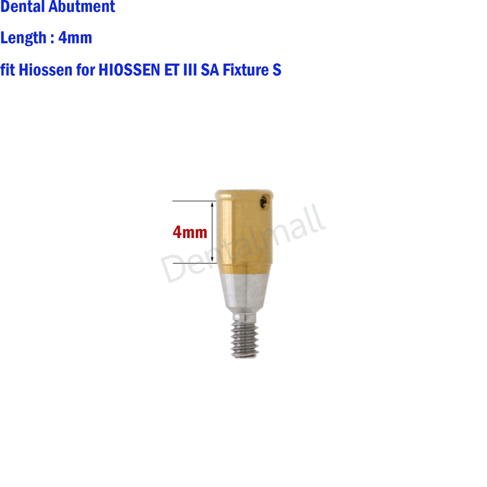 Oerdenture Remove Tools Regular Implant Abutment Male Cap Kit for HIOSSEN Osstem