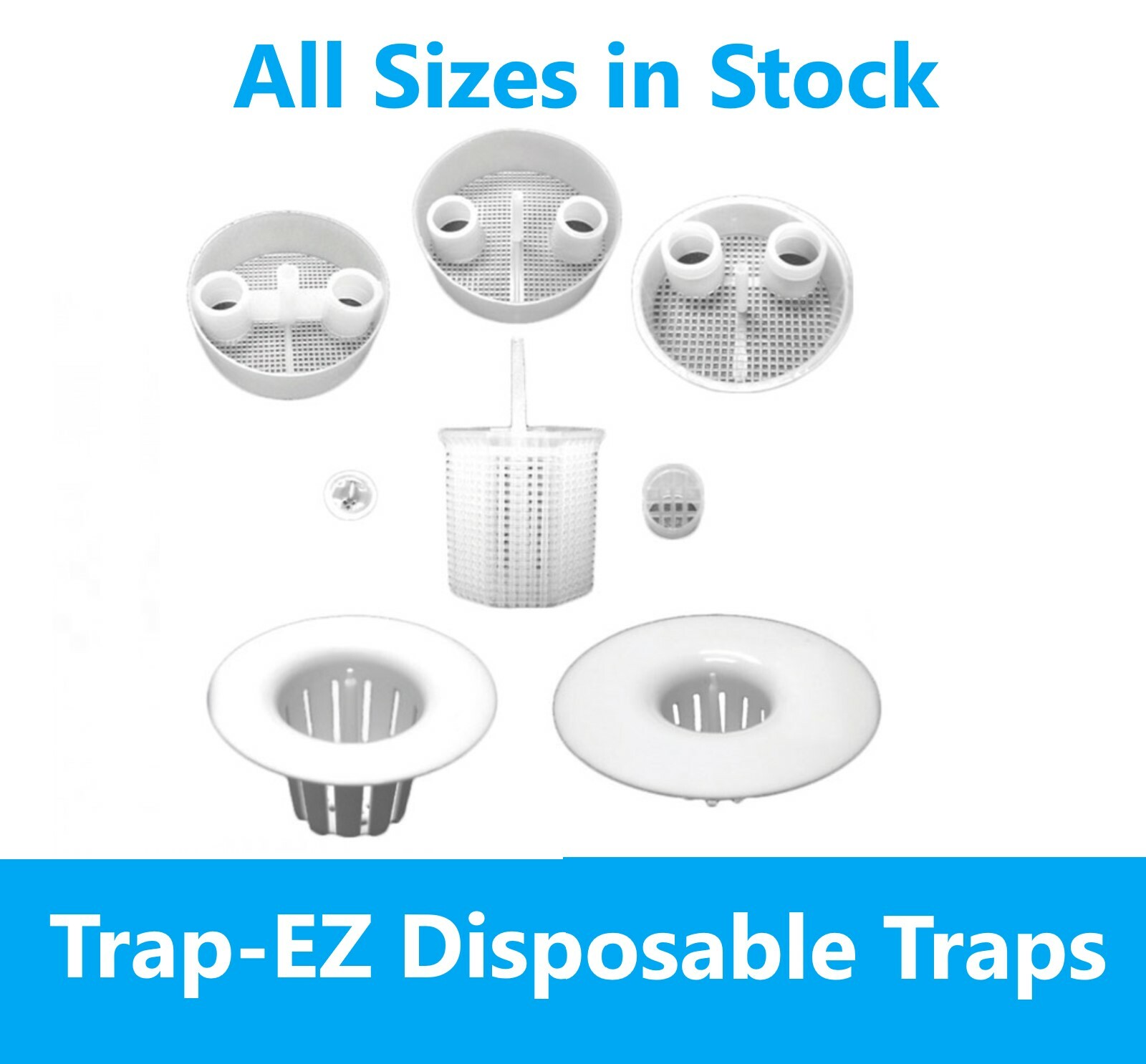 Disposable Evacuation Traps #5501, Diameter 2 1/8″, 144/Box, Fits Adec models