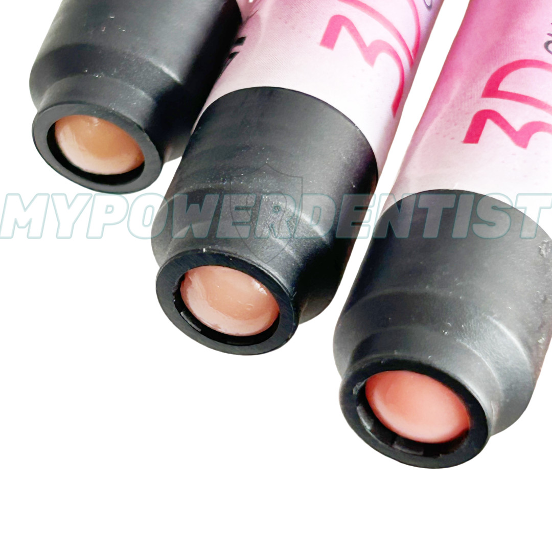 Pink Resin Dental Beauty Gum Composite Syringe Gingiva Recession Resin 3Shade