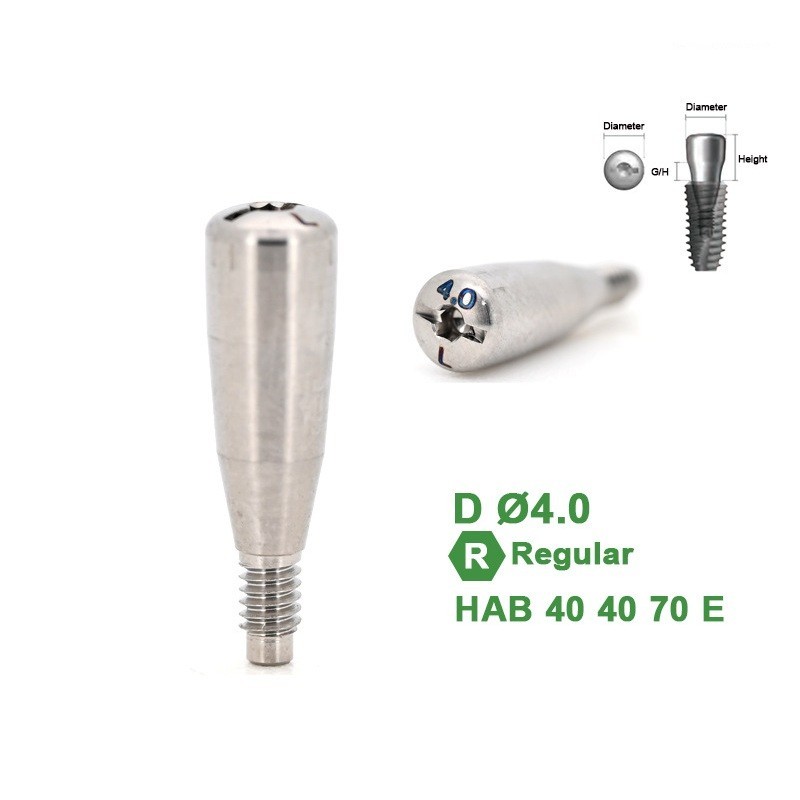 1Pc Dental Healing Abutment Caps Regular Mini Cover Screw Platform