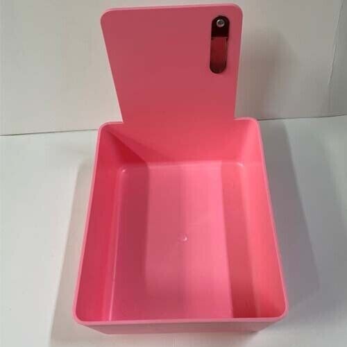 Pink Dental Lab Pan w/Stainless Steel Clip 20pk 7″ x 5¾” x 2½” Made in the USA