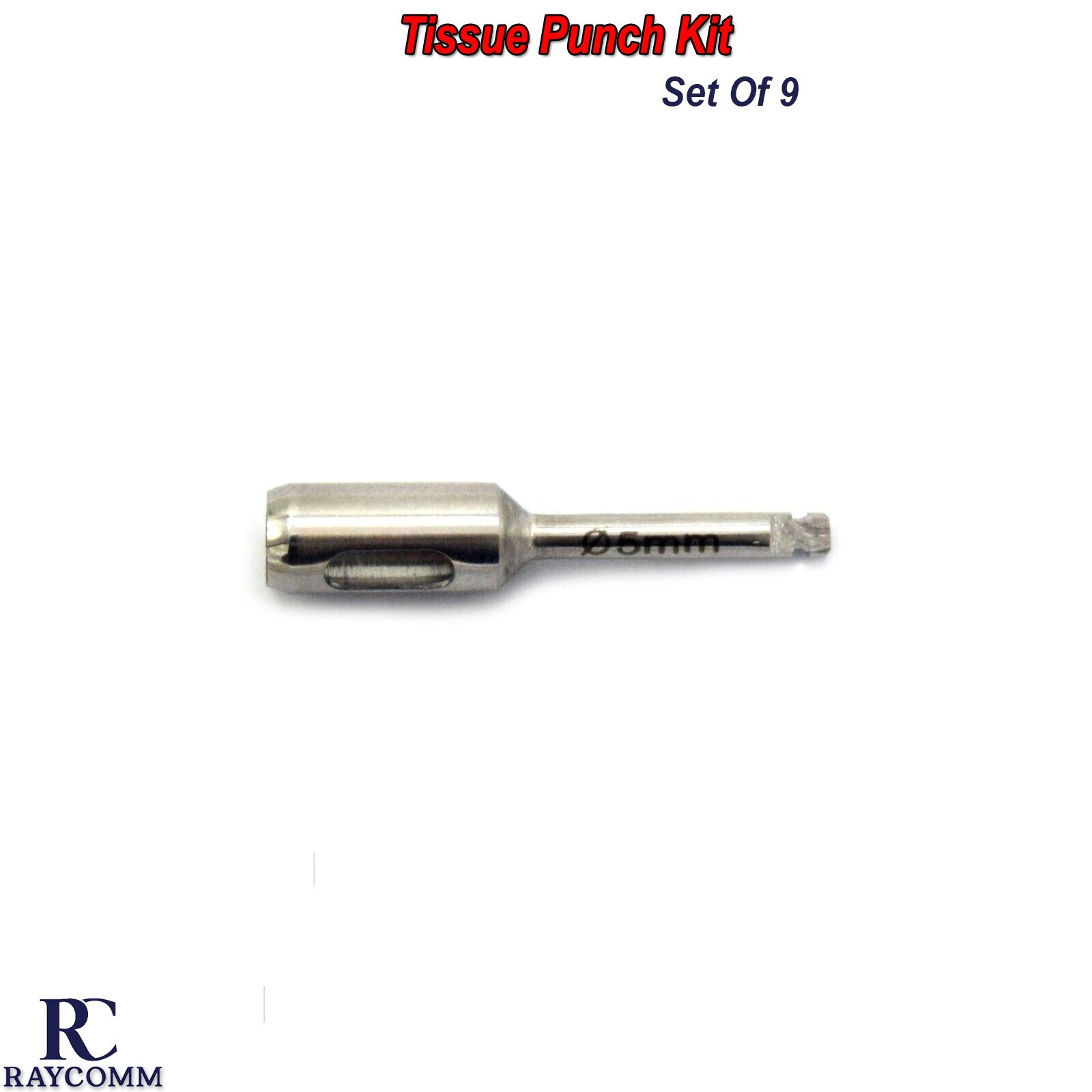 Dental Implant Tissue Punch Kit Set Of 9-PCS Surgical Surgery Instruments CE