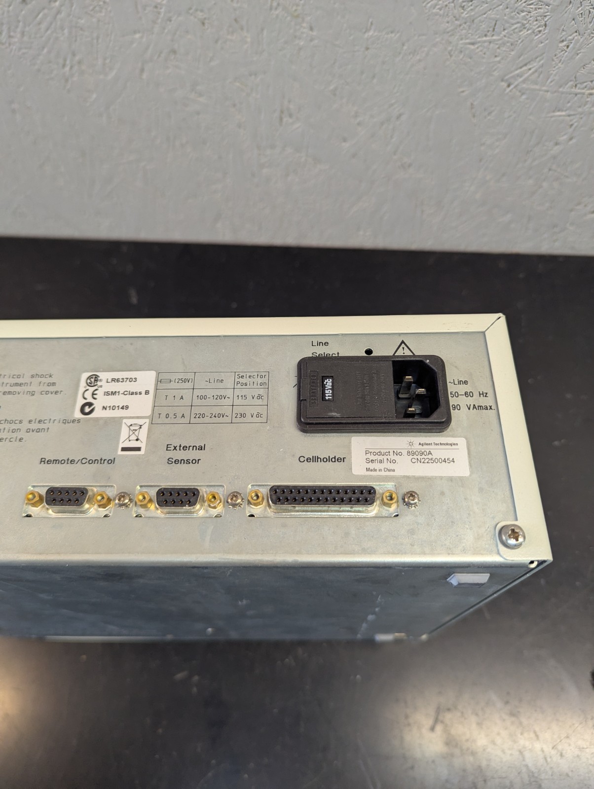 Agilent 89090A Peltier Temperature Controller