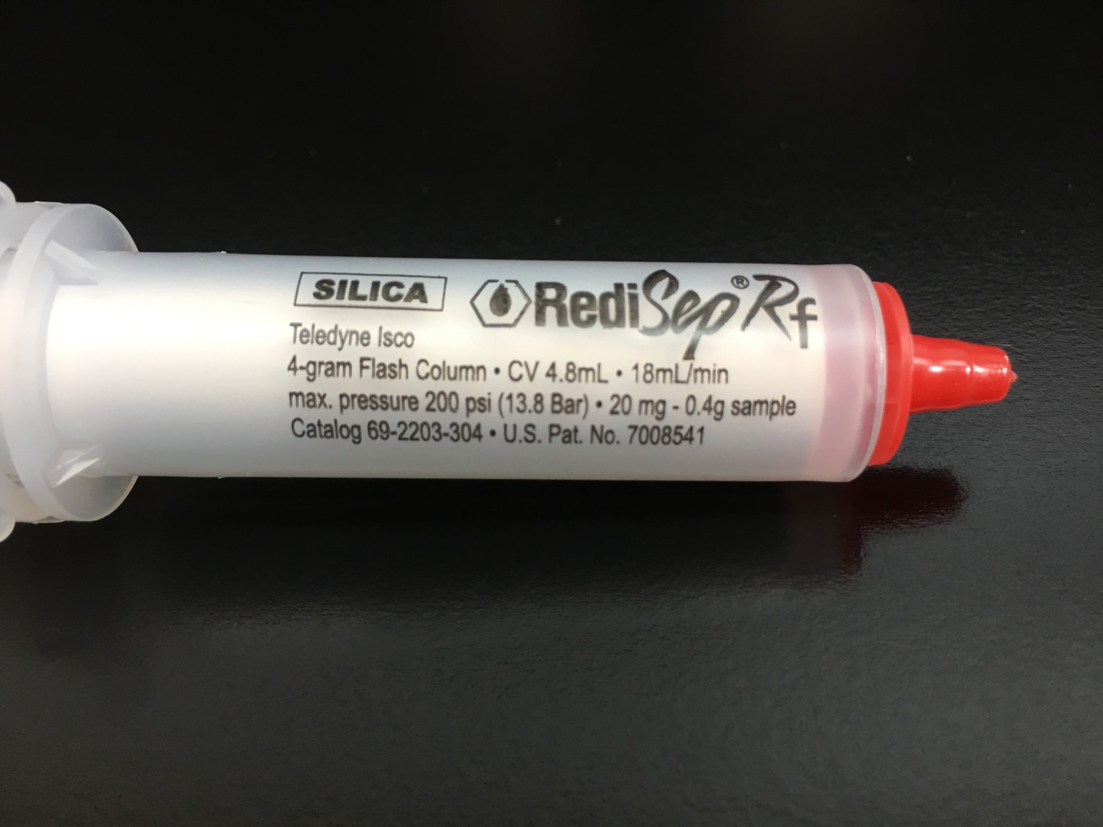 RediSep Cat No 69-2203-304 Silver Silica Gel Disposable Flash Columns 4g