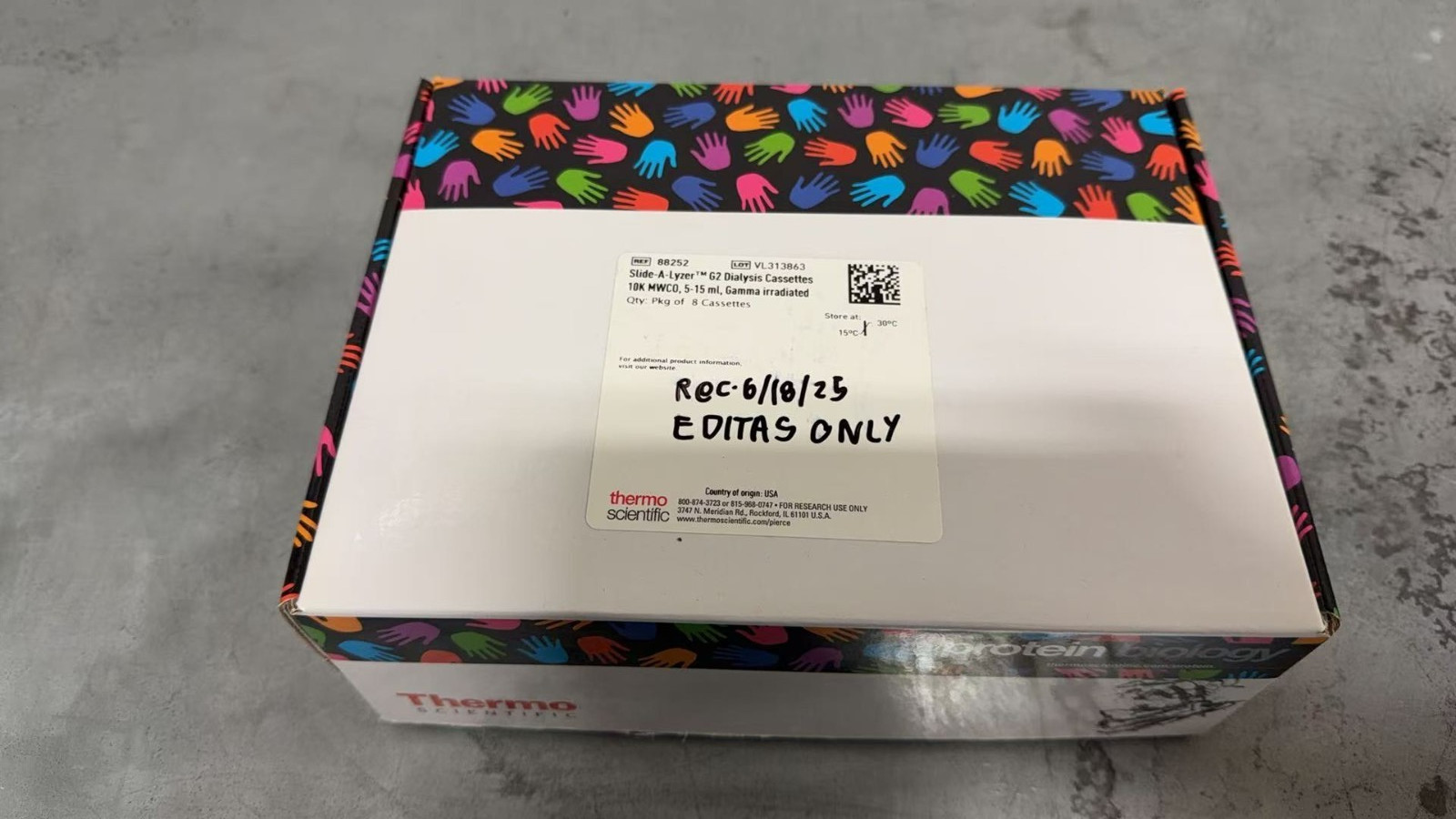 Thermo Scientific 88252 Slide A Lyzer G2 Dialysis Cassettes 10K MWCO